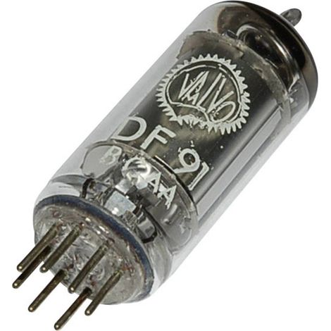 BTB Vertrieb DF 91 = 1 T 4 Valvola termoionica Pentodo 45 V 1.7 mA Numero Poli (num): 7 Attacco: Miniatura Contenuto 1