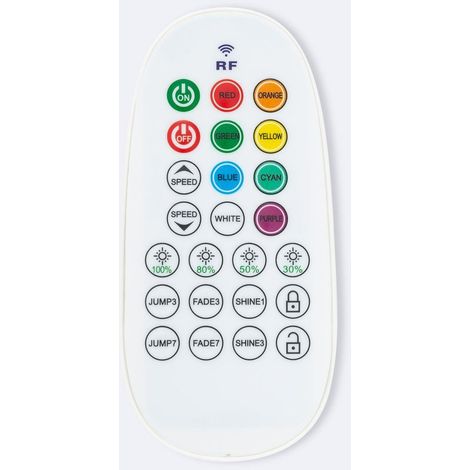 Controller für LED-Streifen RGB 220V AC SMD Silikone FLEX mit RF-Fernbedienung Weiß (1/4)