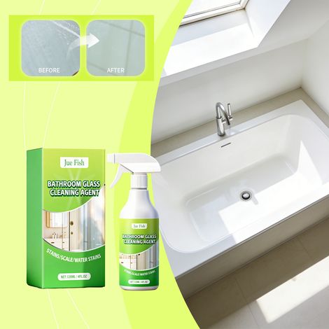 Haushaltsreiniger für Badezimmer, geeignet für Glas, Fliesen, Badewannen, Armaturen, Duschköpfe und Duschräume – 120 ml -- DE (1/5)