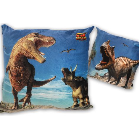 Almohada con relleno y cremallera - Mundo prehistórico de los dinosaurios (carmani)