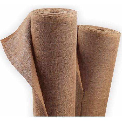 40m x 1m tissu de jute 305g/m² tapis de jute jute de jardin tissu de jute toile de jute ruban de jute (1/5)