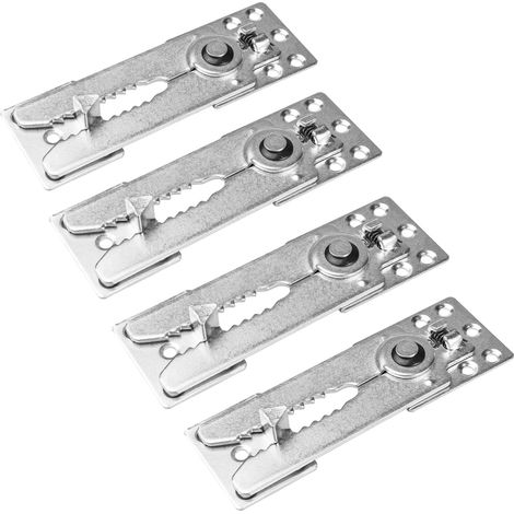 Lot de 4 connecteurs de canapé sectionnel avec vis, clips de canapé en métal, connecteur de meubles pour canapé (1/5)