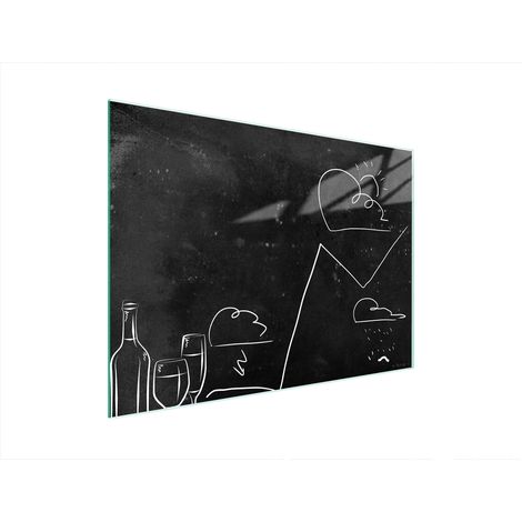 TABLA DE CORTAR DE VIDRIO 40x30 NEGRA (1/5)