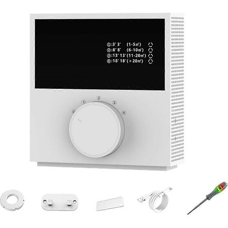 Purificateur air pour maison 2400 mah USB ion négatif air basse noise intelligent air ionizer avec écran LED (1/5)