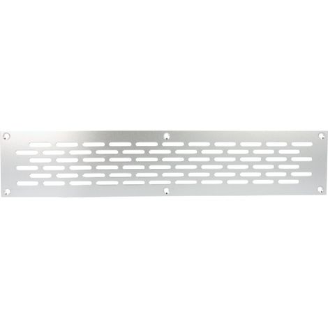 Aluminium Lochblech 300x60mm F1 Lüftungsgitter Lochung 20x3mm silber eloxiert (1/3)