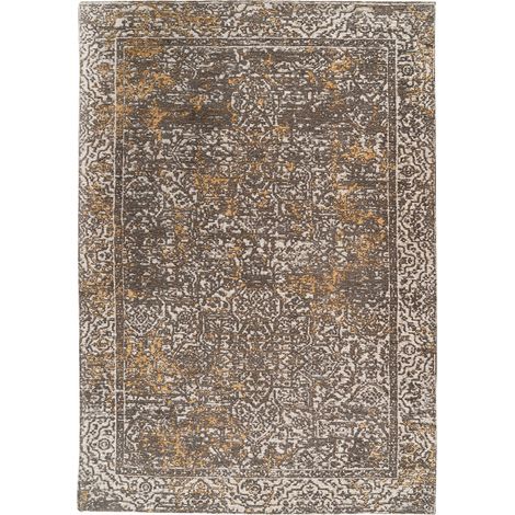Tapis oriental beige à poil court doux intérieur - 170 x 120 cm (1/4)