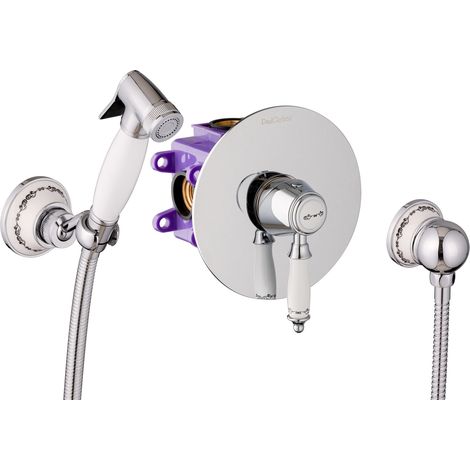 PaulGurkes Unterputz Bidet-Set Intimdusche WC-Brause Hygienedusche (1/5)