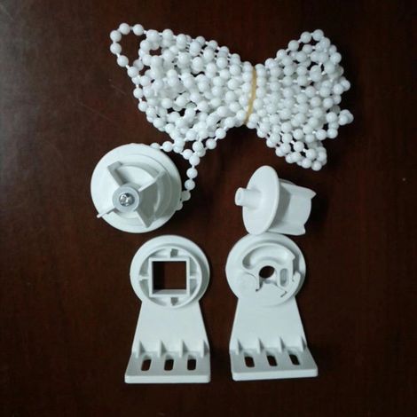 Plastic 28mm screw head with screw thread, curtain and drape control head universal plastic screw head set. (1/5)