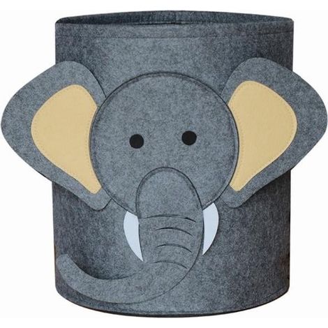 Panier à jouets enfant Éléphant - Panier à linge - Boîte de rangement pour enfants - Organisateur de jouets - Panier de rangement - Chambre enfant (1/5)