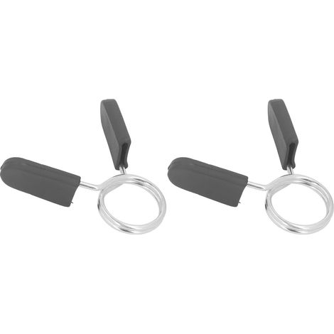 2PCS Collier à Ressort 30mm avec Poignée Confortable, Accessoire de Musculation pour Barres d'Poids, Verrouillage Sécurisé et Utilisation Facile (1/5)