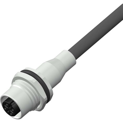 Connecteur cylindrique 5 contacts, Montage panneau ( Prix pour 1 )