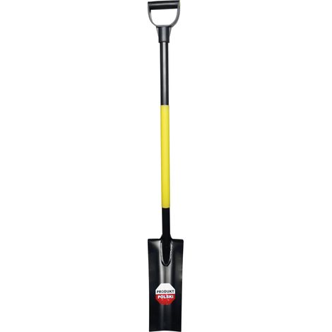 PALA DE DRENAJE CON EJE METÁLICO Y MANGO DE PLÁSTICO - G-200-0455