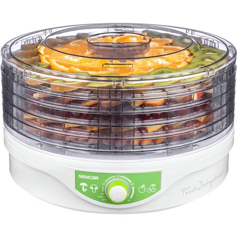 Sencor SFD 2105WH Lebensmittel-Dörrgerät weiß 250W