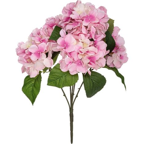 Bouquet di ortensie artificiali h42cm - Atmosphera créateur d'intérieur (1/4)