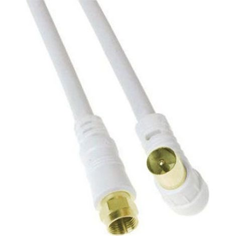 CAVO ANTENNA TV COASSIALE 5 METRI CONNETTORI MASCHIO AD F MASCHIO AD L 722BF
