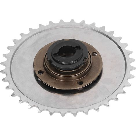 Pignon de vélo à 32 dents avec 4 trous, adapté aux chaînes 410, kit de connexion adaptateur pignon/roue libre en acier pour modification de vélo. (1/5)