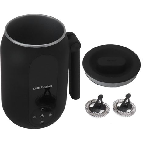Mousseur à lait électrique automatique pour lait chaud et froid, chauffe-lait et mousseur à lait pour latte, cappuccino et macchiato. Prise UE 220 V.