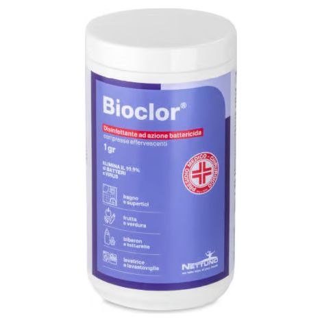 Disinfettante Cloroattivo Nettuno Bioclor 6 Pezzi 500 gr