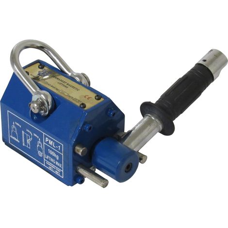 Permanent Lifting Magnet Magnetic Lifter 100KG &x28Crane Hoist Lift Handling Block Samson&x29