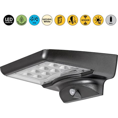 MOSELLE,OUTD.SOLAR, WALL, LED4W, L19CM (1/5)