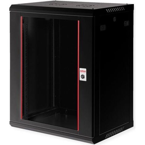 Roline Basic Plus 18U mueble escritorio negro robusto (1/2)