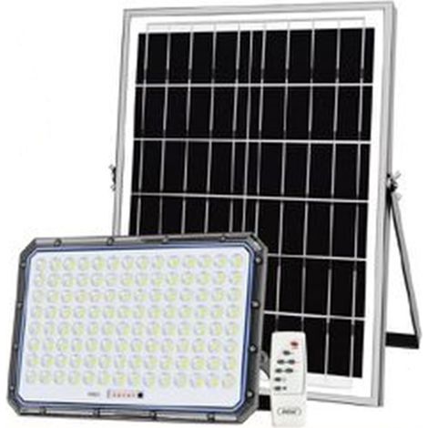TRADE SHOP - Faretto Proiettore Led Pannello Solare 3000w Ip66 Impermeabile Telecomando Esterno Q-l90 -