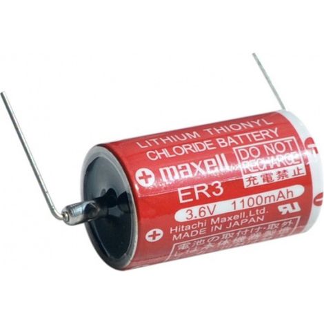 Pile 3.6V 1.1Ah Lithium ER3 Maxell