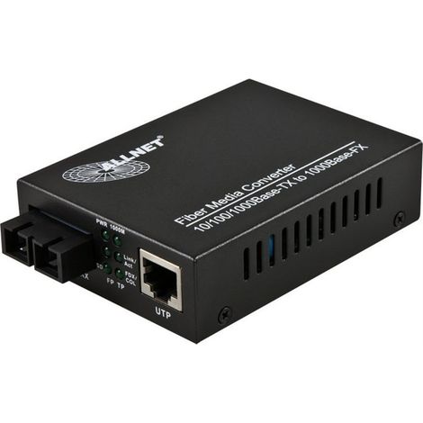 Z ALLNET Convertidor de medios 10/100BASE-TX a 100BASE-FX Conector monomodo SC 20km ALL-MC106-SC-SM