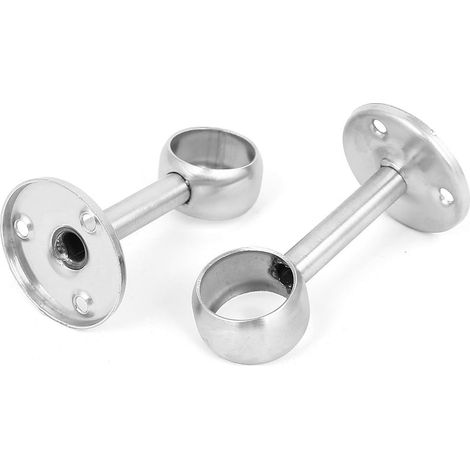 25mm Durchmesser Wandmontierte Edelstahl-Kleiderhebelhalterung 8 Stck (4bd24cbe1237ac06f510b83f74509