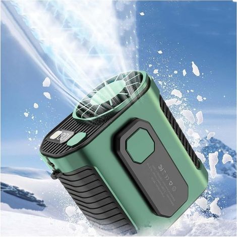 Ventilateur portable d'extérieur, ventilateur clip ceinture rechargeable USB avec longue autonomie — idéal pour activités en extérieur, randonnée, jardin, plage, pique-nique et bureau (1/5)