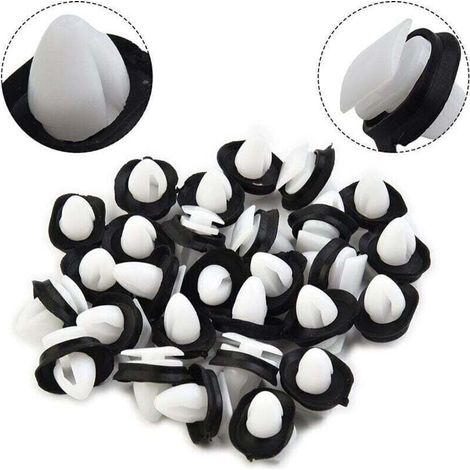 100pcs Agrafe Garniture Fixation Clip Panneau Joint Porte Pour Fiat Ducato 71728806,8565.43, 856543 (1/4)