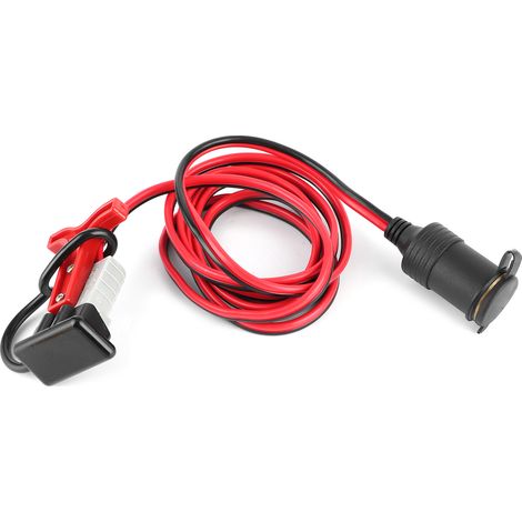 2 m langes Zigarettenanzünder-zu-Batterie-Kabel 12–24 V Fahrzeugmodifikation für Wohnmobil, Wohnwagen und Reisemobil (1/5)