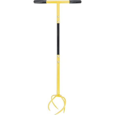 Hand Tiller, Garden Tiller, Garden Cultivator, 37.01x16.54 Inches for Effortless Soil Cultivation and Weeding in Gardens and Flower,Manual Tiller Gardening Tool with Detachable Iron Hoe, (1/5)