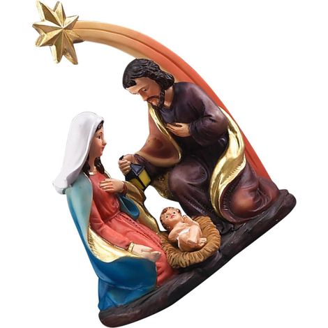 en r sine repr sentant la Sainte Famille sculpture (1/5)