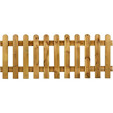 Recinzione Dritta Mini 180x70 cm in Legno Impregnato