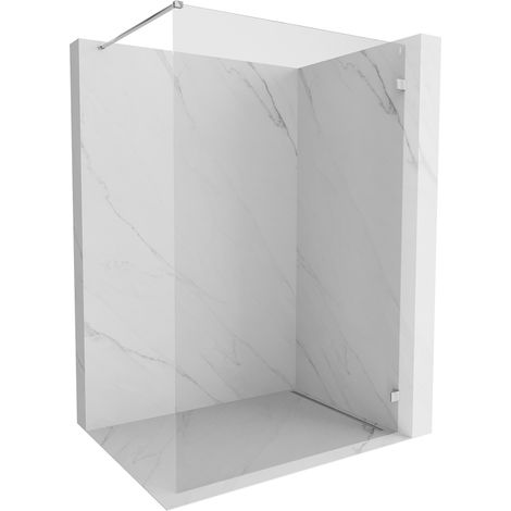 Mexen Lunar Duschwand Walk-in rechts 160 x 200 cm, transparent 8 mm, Chrom - 830-160-000-01-00-P