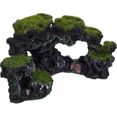 Aquarium-Dekoration Korallenstein – 16 x 8 x 9 cm, natürliches Ambiente und Versteckmöglichkeiten für Fische (1/4)