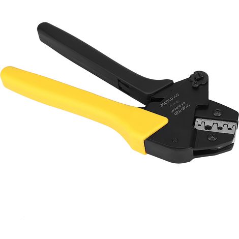 Pince à sertir à cliquet 0,56 mm AWG23‑10 en acier au carbone, sertisseuse auto-ajustable (1/5)