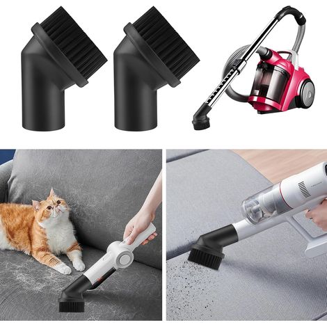 2-teiliges Staubbürsten-Set – 35 mm, Premium-Staubsaugerbürste für Möbel, universelles Staubsaugerzubehör, 35 mm Durchmesser (1/5)