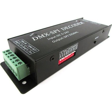 Convertitore DMX SPI Decoder Converter IC WS2811 WS2801 LPD6803 TM1803 TM1809 TM1812 UCS1903 TLS3001 TLS3008 P9813 DMX200