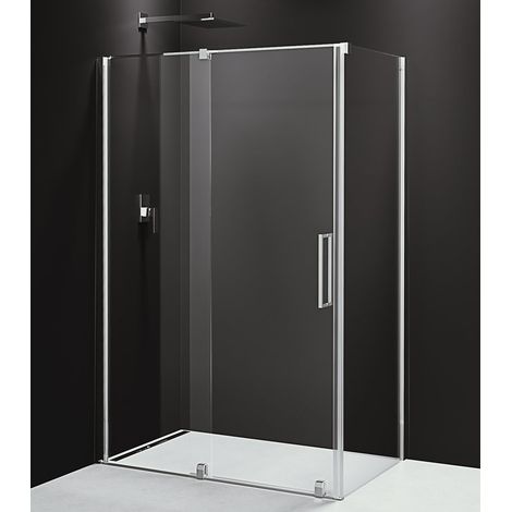 Polysan Rolls Line - Cabine de douche en trois parties, 120x80 cm, variante G/D, aluminium poli/verre transparent RL1215RL3215 (1/5)