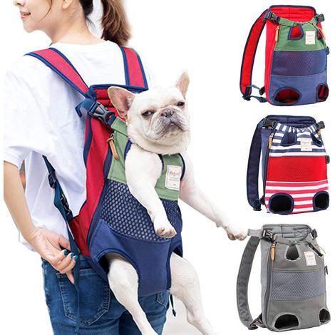 MINKUROW Hunderucksäcke, mittelgroße Hunde, Hundetragetasche, verstellbarer Hundetragerucksack für Wandern, Reisen, Camping, Unterstützung bis zu 12 kg (grün) (1/5)
