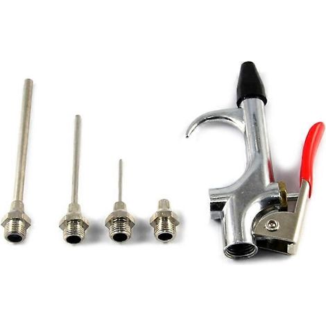 Lot de 5 embouts de gonflage pour meubles, comprenant un pistolet à air comprimé et une aiguille de pulvérisation. (1/5)
