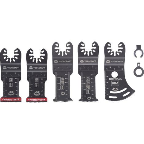 TOOLCRAFT TO-10285188 Bi-métallique, Carbure Set outils multifonction 5 pc(s) (1/4)