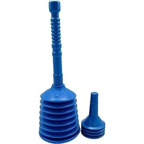 Lot de 2 ventouses - Déboucheur de canalisations - Kit de déboucheurs à ventouses - Déboucheur pour WC/salle de bain/cuisine - Ventouse pour canalisations bouchées à puissance d'aspiration maximale