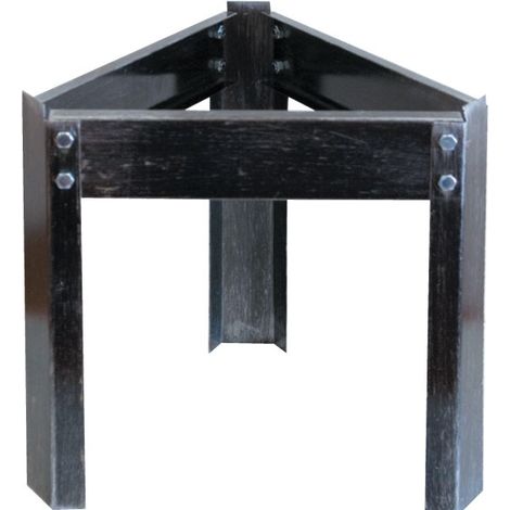 Socle tripode pour fûts d'huile en acier peint - Salon (1/2)