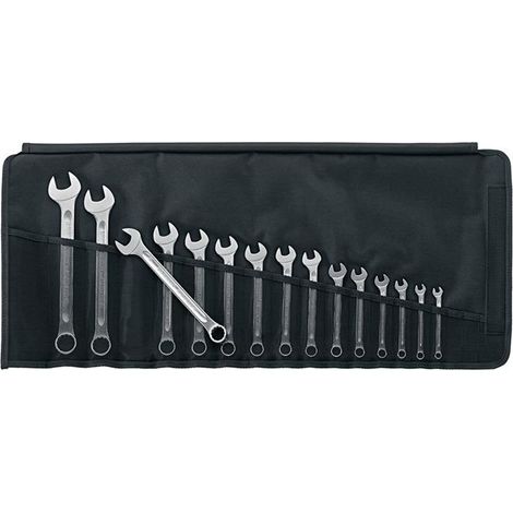 Stahlwille 96400803 13/15 Ring-Maulschlüssel-Satz 15teilig Schlüsselweite (Metrisch) 8 - 19 mm (1/4)