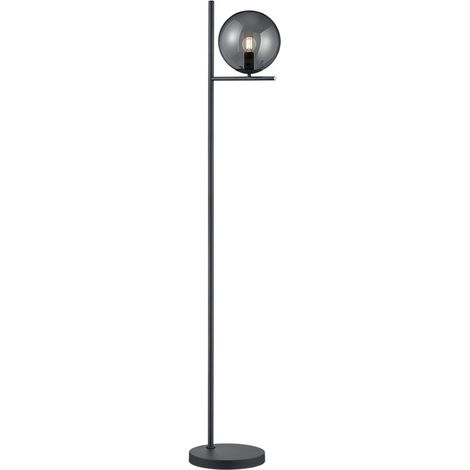 Lampada Piantana H 150 cm Antracite Sfera Fume 4W Pure GD Trio (1/4)