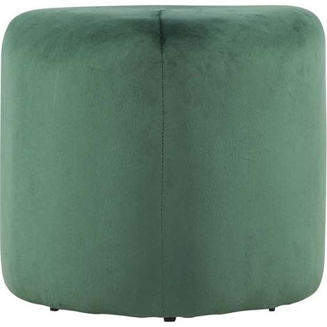 Peg Pouf Ø46cm Velour grün.