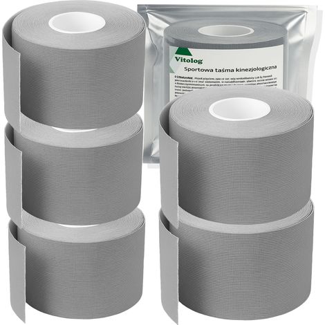 5x Tejpa Kinesiologie-Tape für Schulter, Knie und Gesicht, 5 m (1/5)